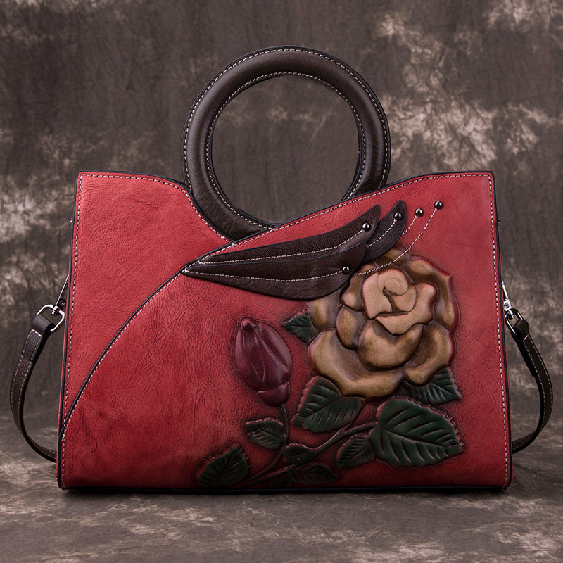 Preti Flower Handmade leather handbags