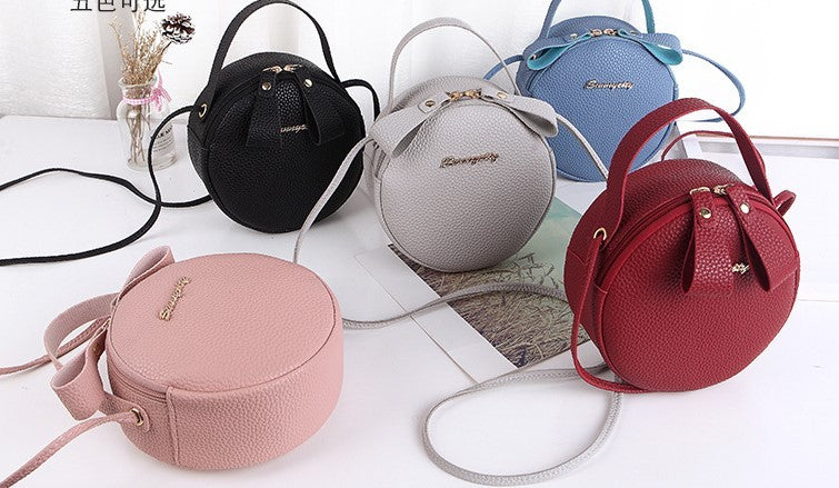 Fashion Circular Design Leather Women's Crossbody