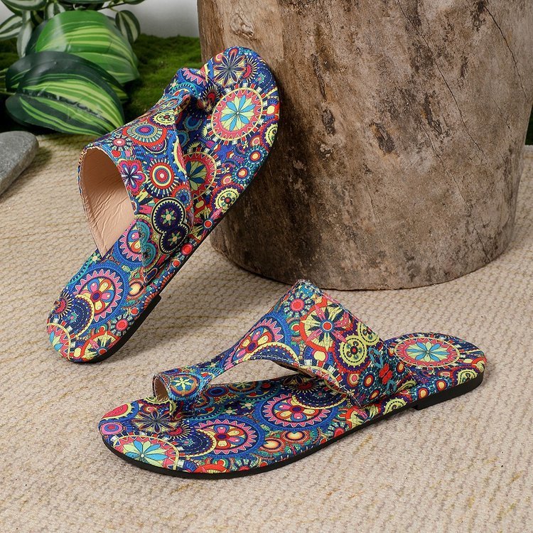 Graffiti Park Sandals- blue