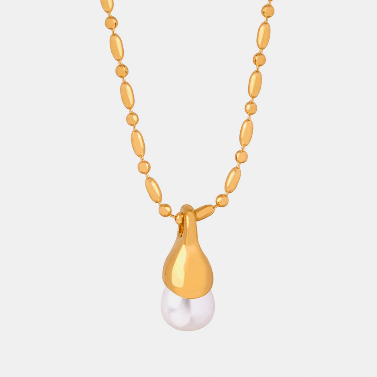 Pearl Drop Pendant Necklace