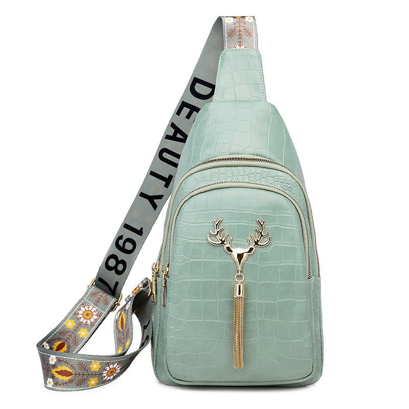Deer Tassel Crossbody Bag Fashion Chest Bags For Women