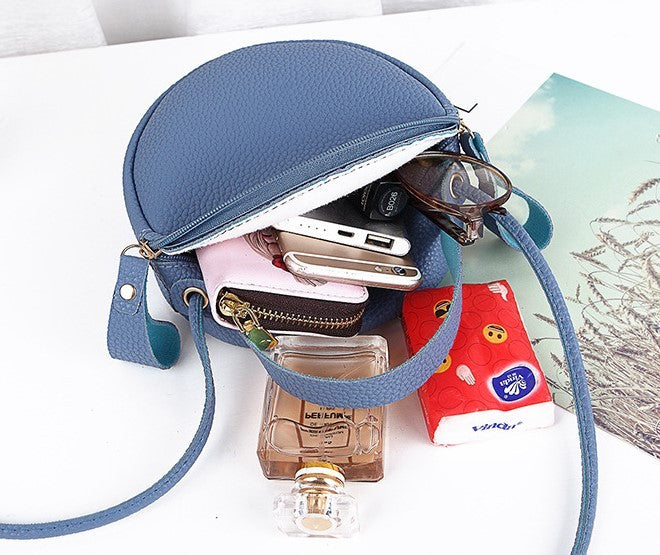 Fashion Circular Design Leather Women's Crossbody