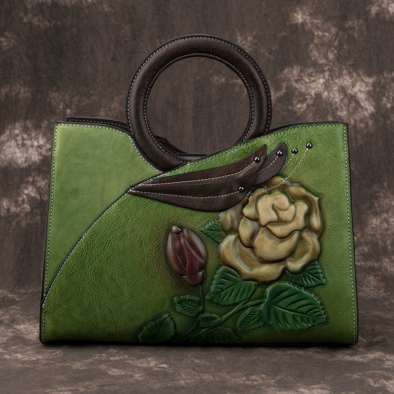 Preti Flower Handmade leather handbags