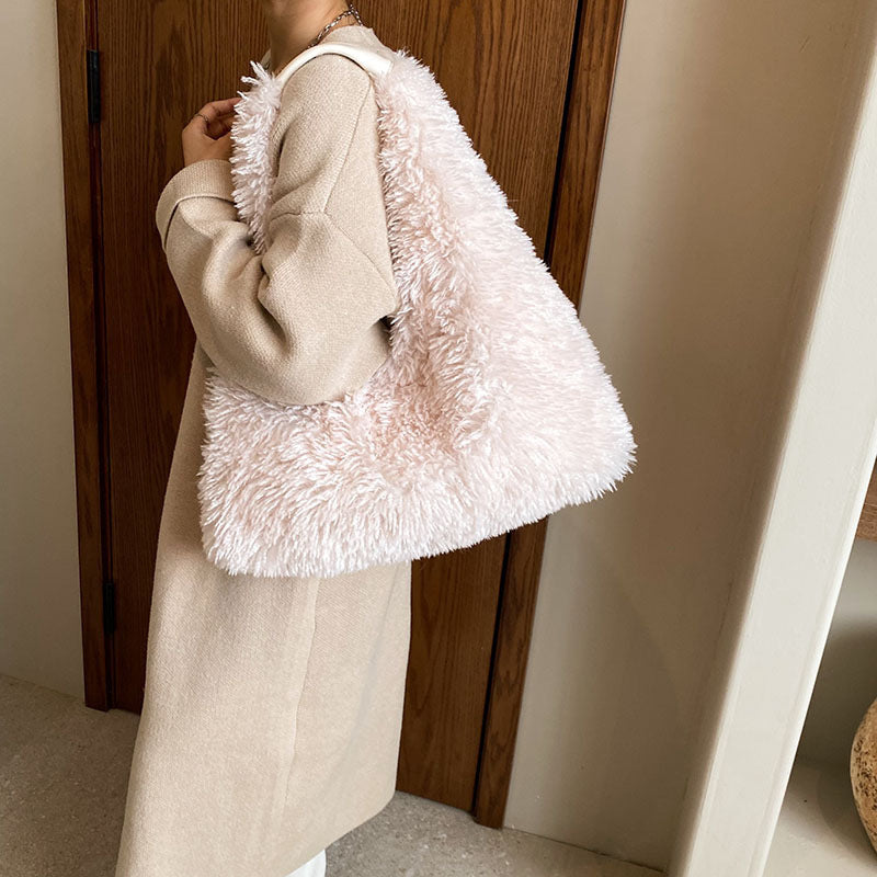 Ainter Plush Hobo Bag