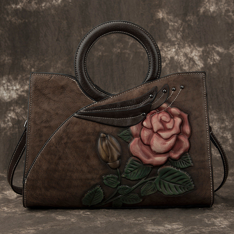 Preti Flower Handmade leather handbags