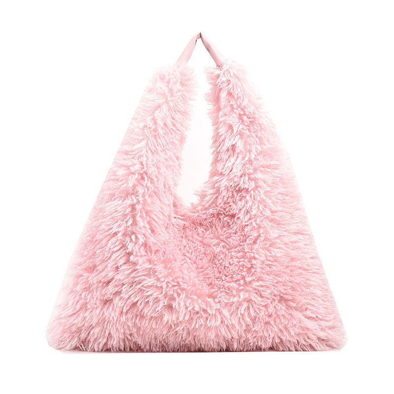 Ainter Plush Hobo Bag