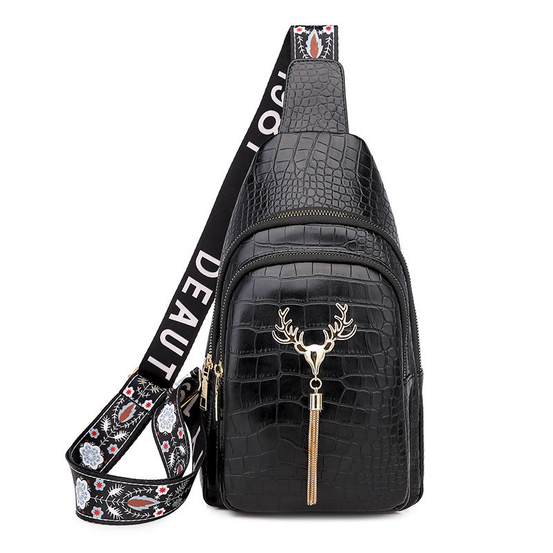 Deer Tassel Crossbody Bag Fashion Chest Bags For Women