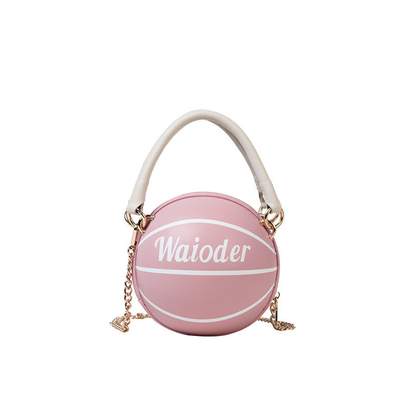 In The League Basketball Handbags-pink