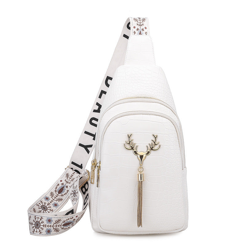 Deer Tassel Crossbody Bag Fashion Chest Bags For Women
