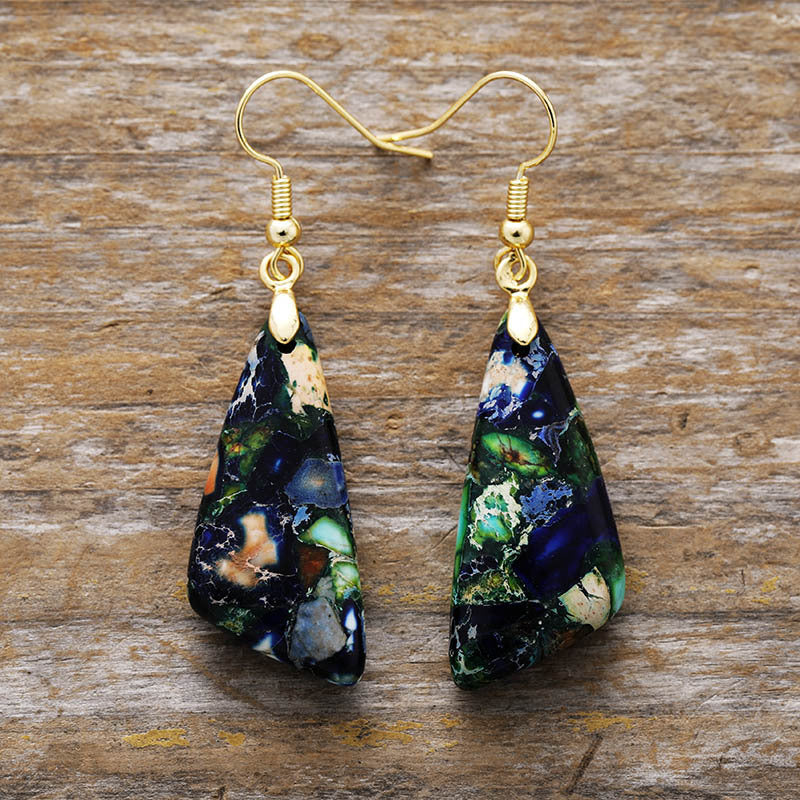Emperor-Stone Earrings