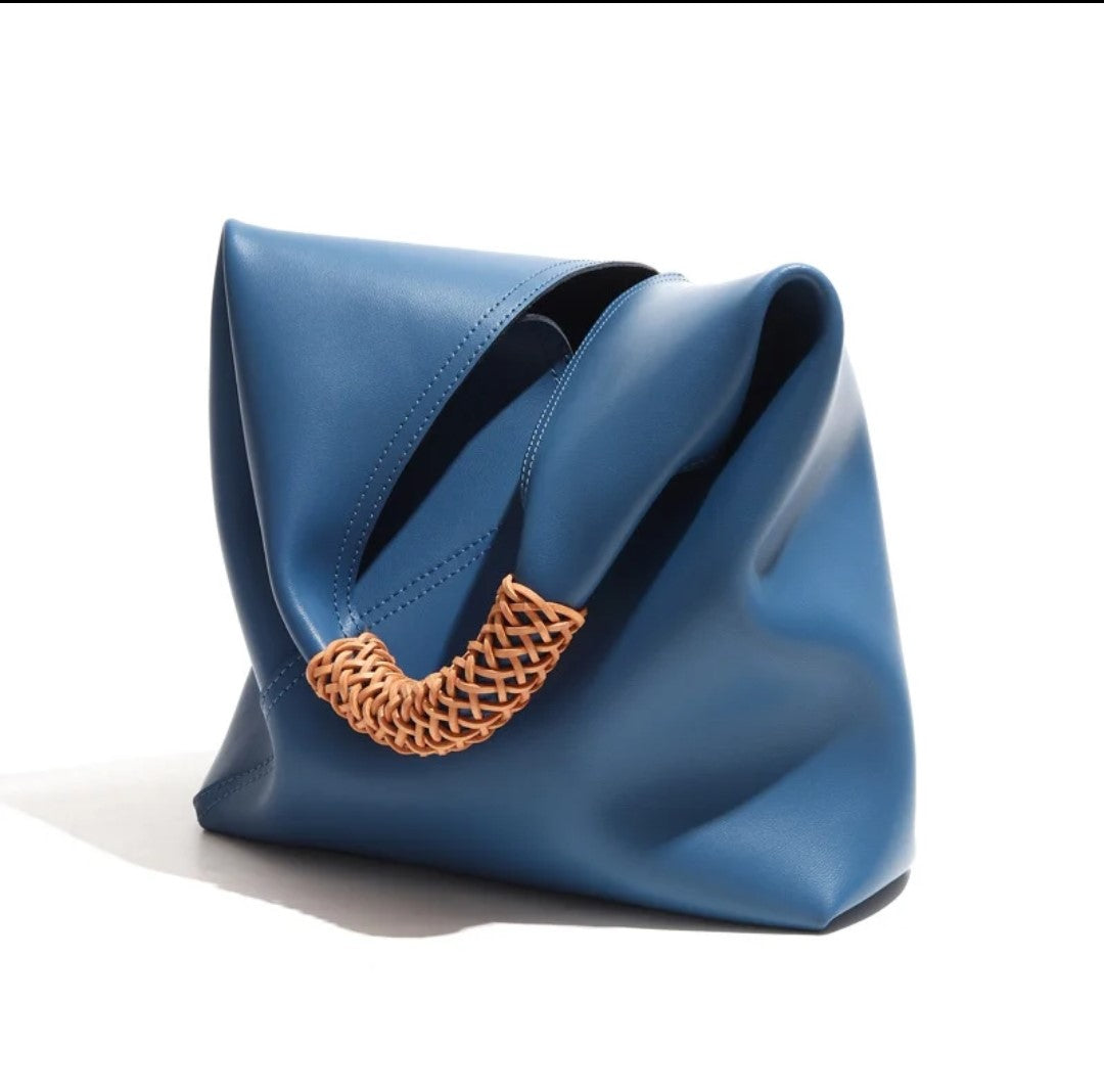 Unik's Leather Hobo Handbag