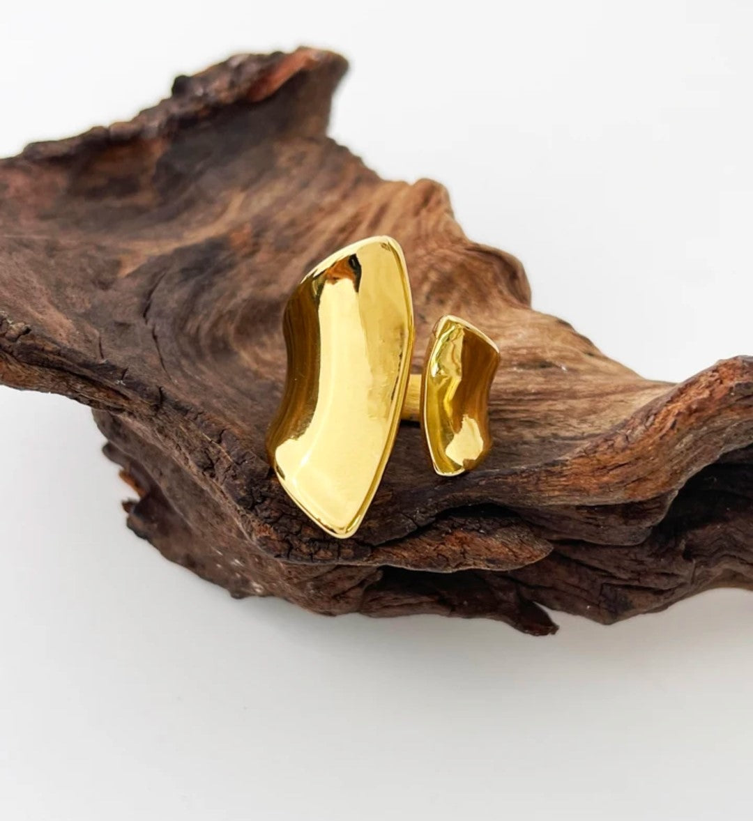 Bold Gold Wrap Ring