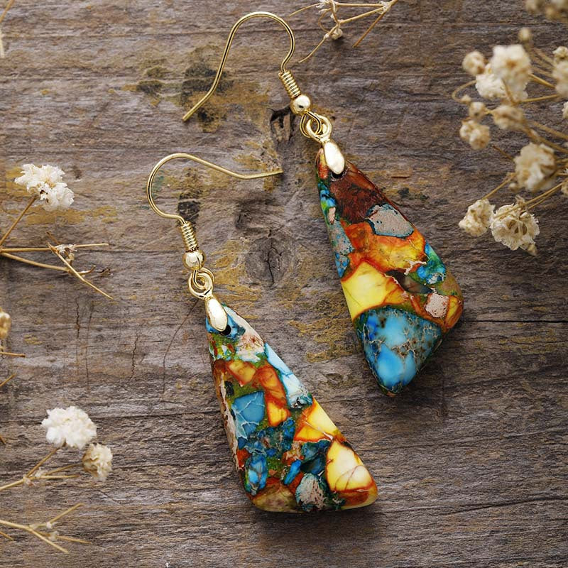 Emperor-Stone Earrings