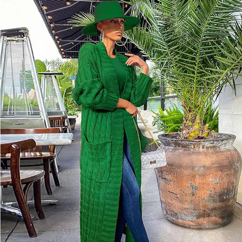 Unik N Preti Casual Knitted Cardigan Over Coat