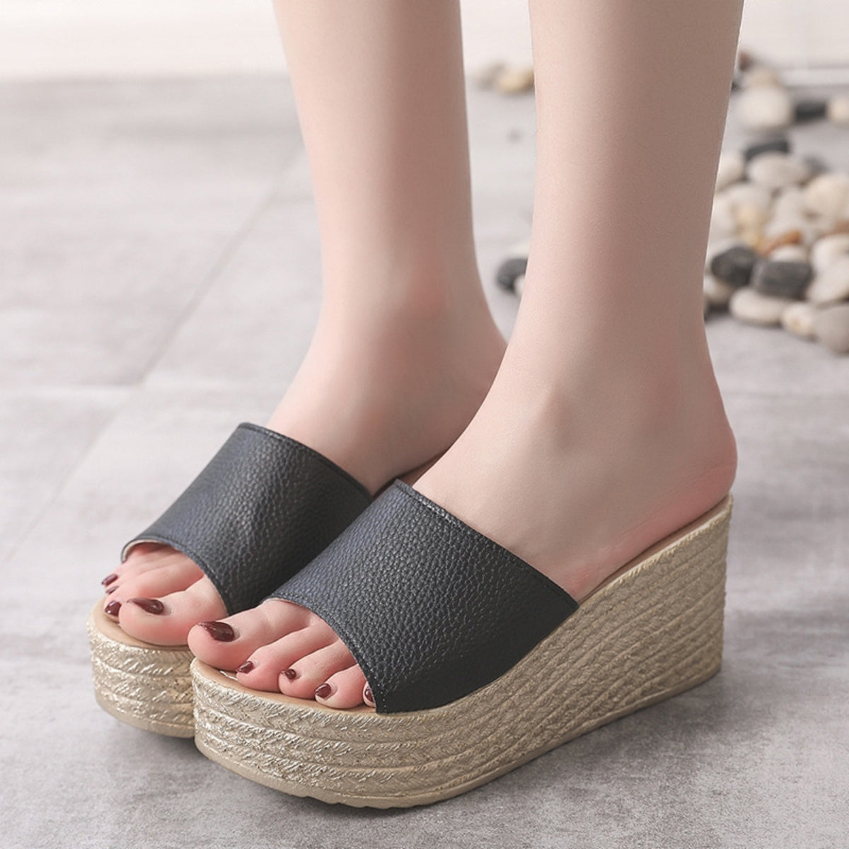 Ladies Platform Open Toe Sandals