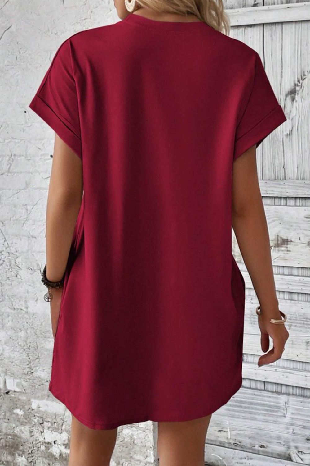Casual Pocket Mini Dress