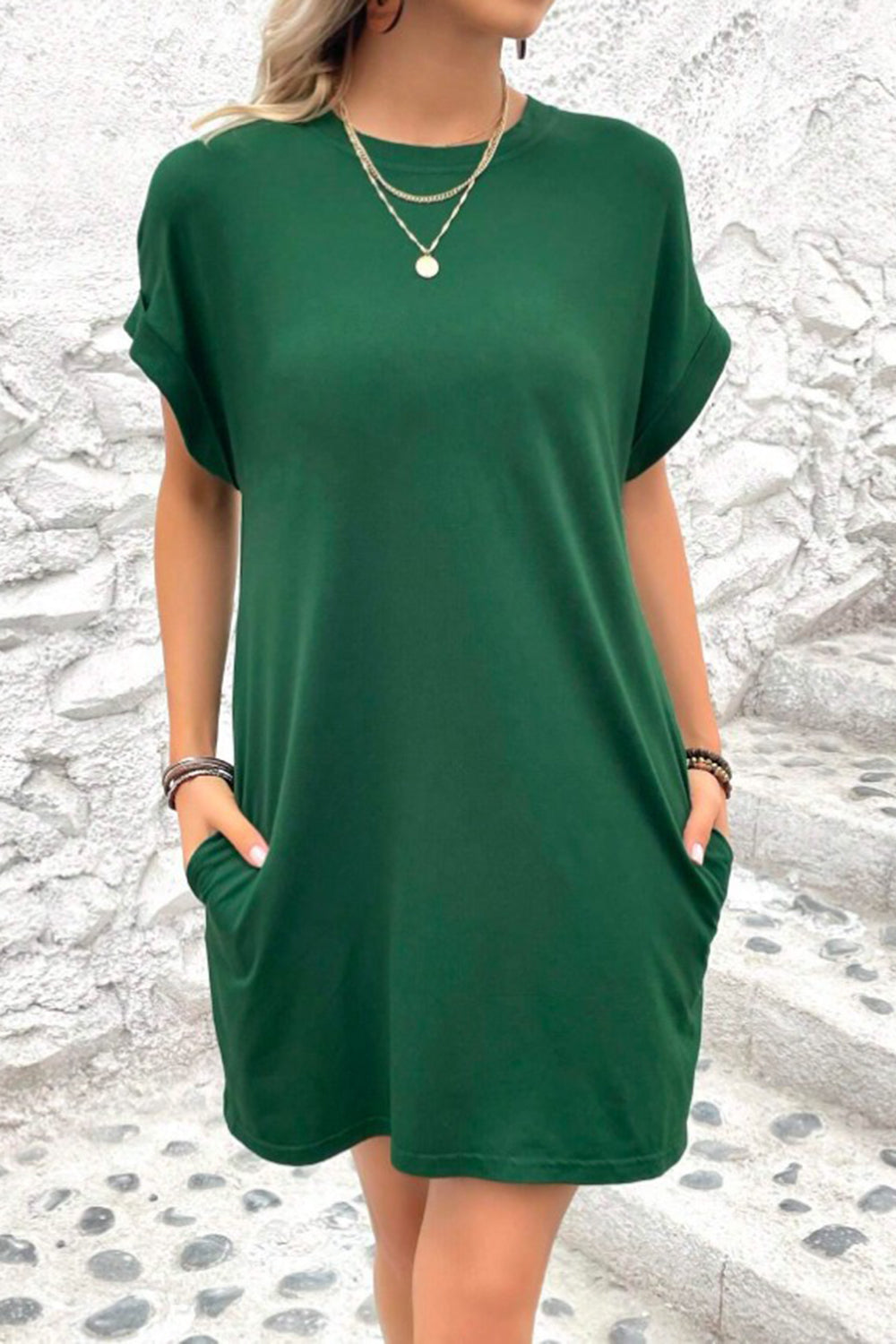 Casual Pocket Mini Dress