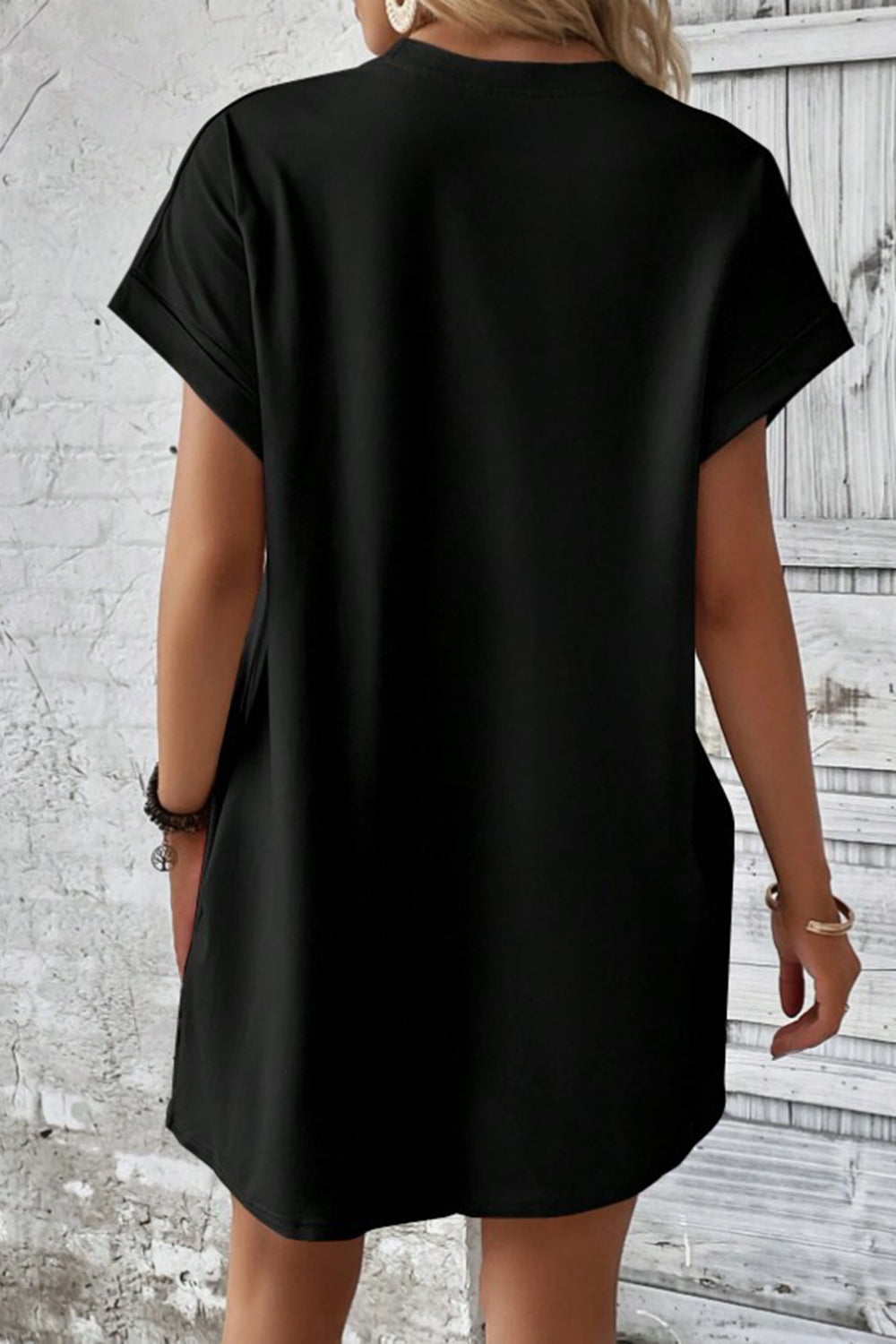 Casual Pocket Mini Dress