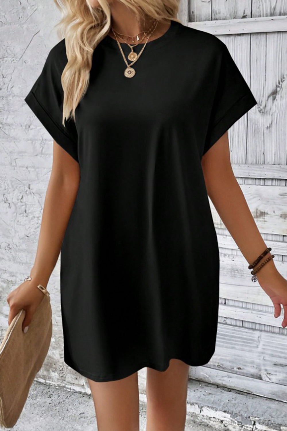 Casual Pocket Mini Dress