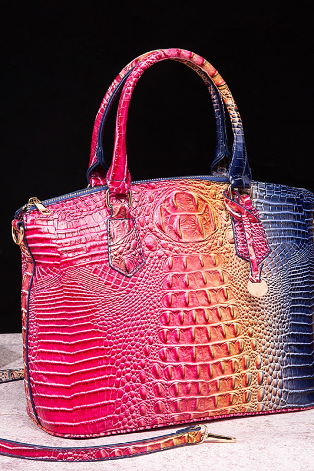 Gradient Vegan Leather Handbag