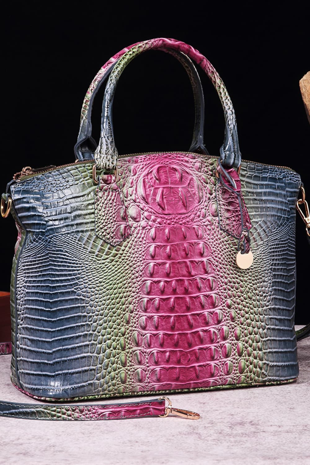 Gradient Vegan Leather Handbag