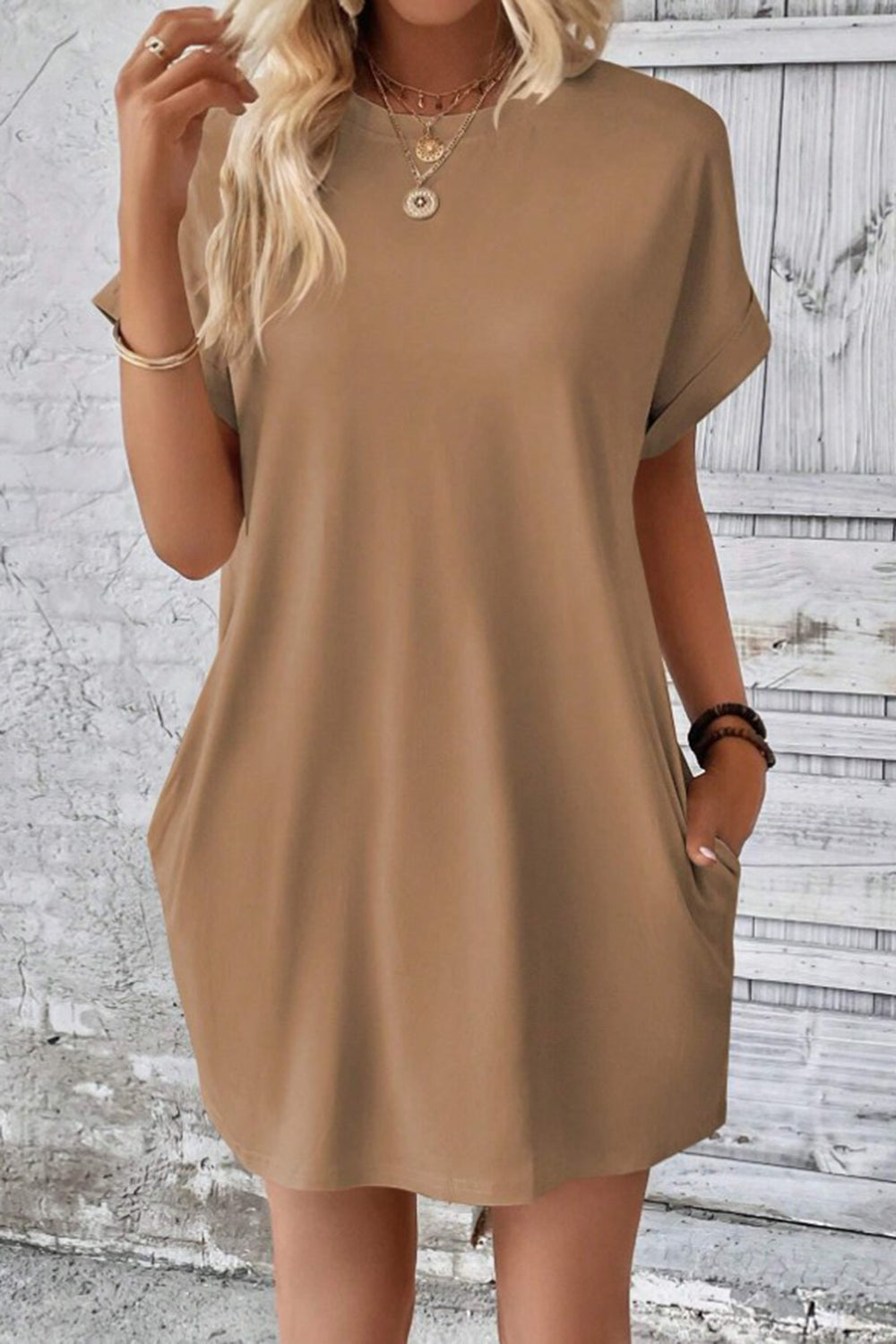Casual Pocket Mini Dress