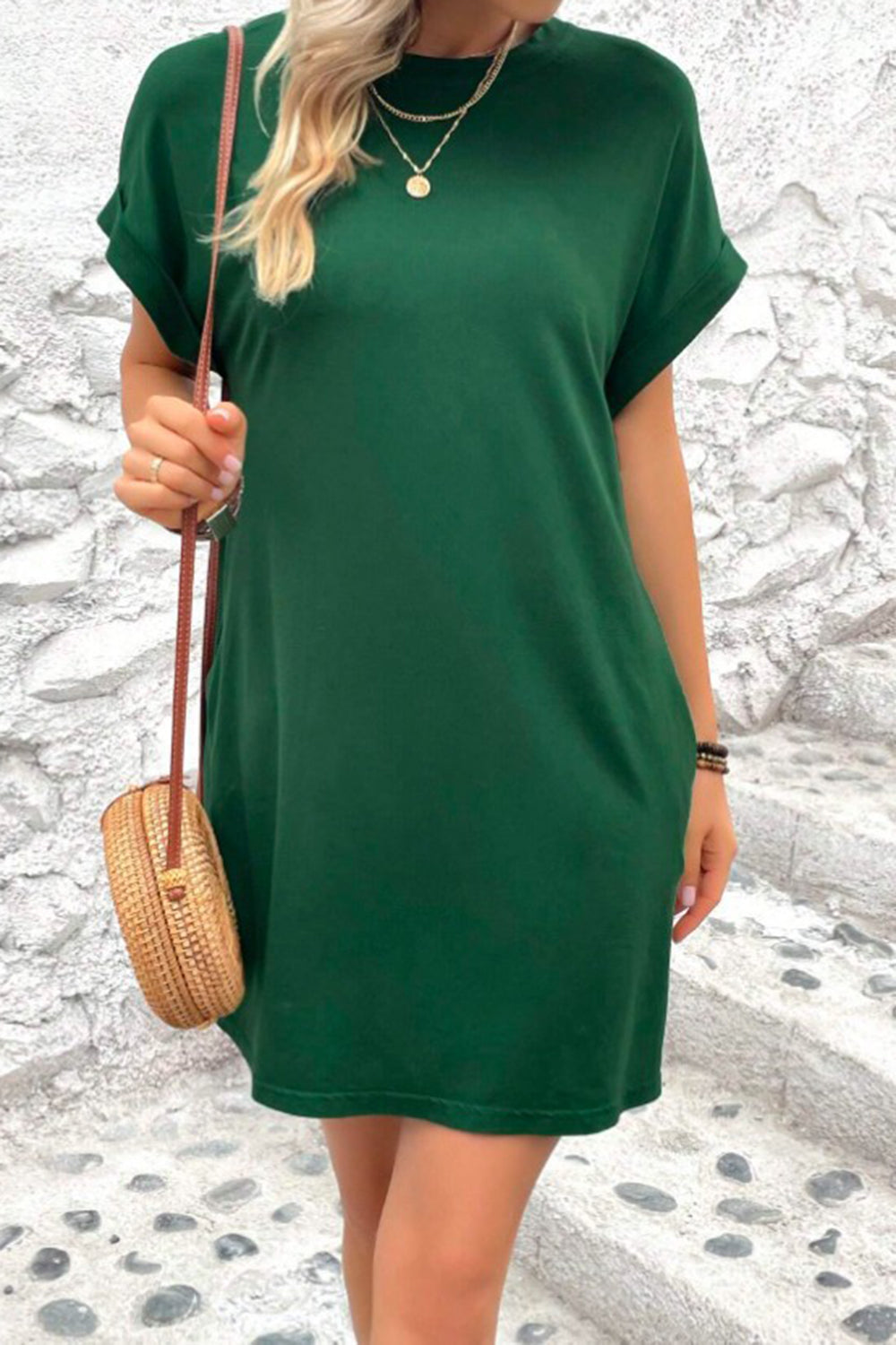 Casual Pocket Mini Dress