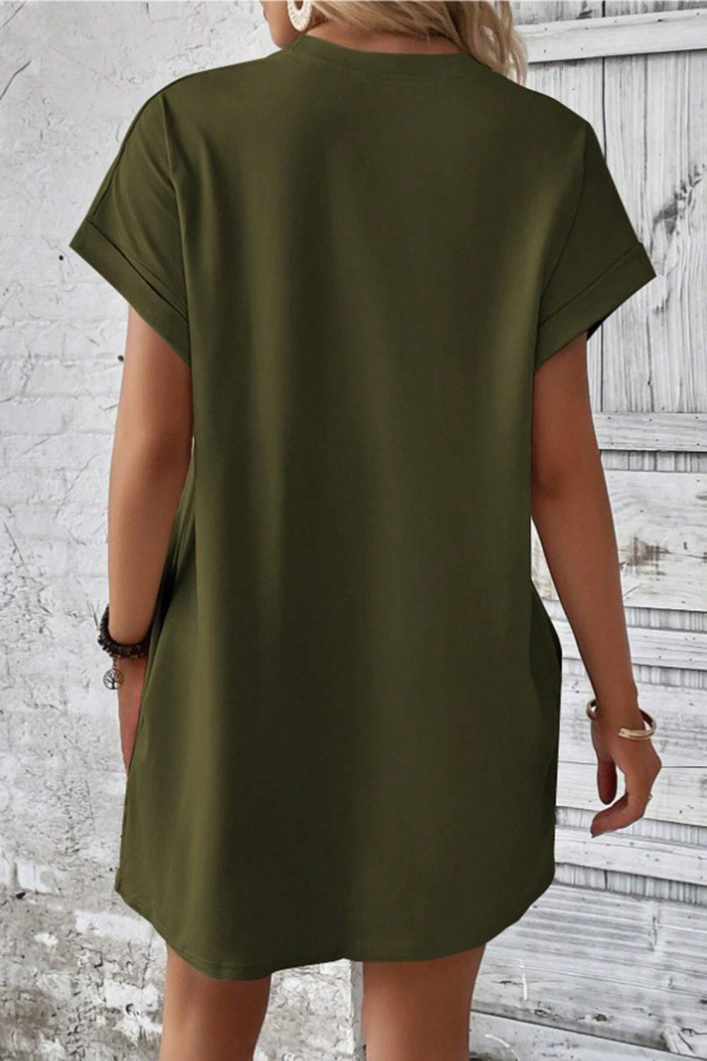 Casual Pocket Mini Dress