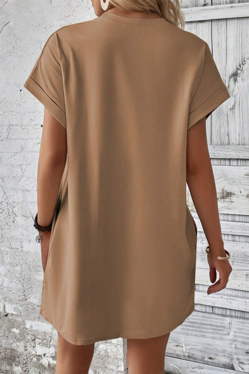 Casual Pocket Mini Dress