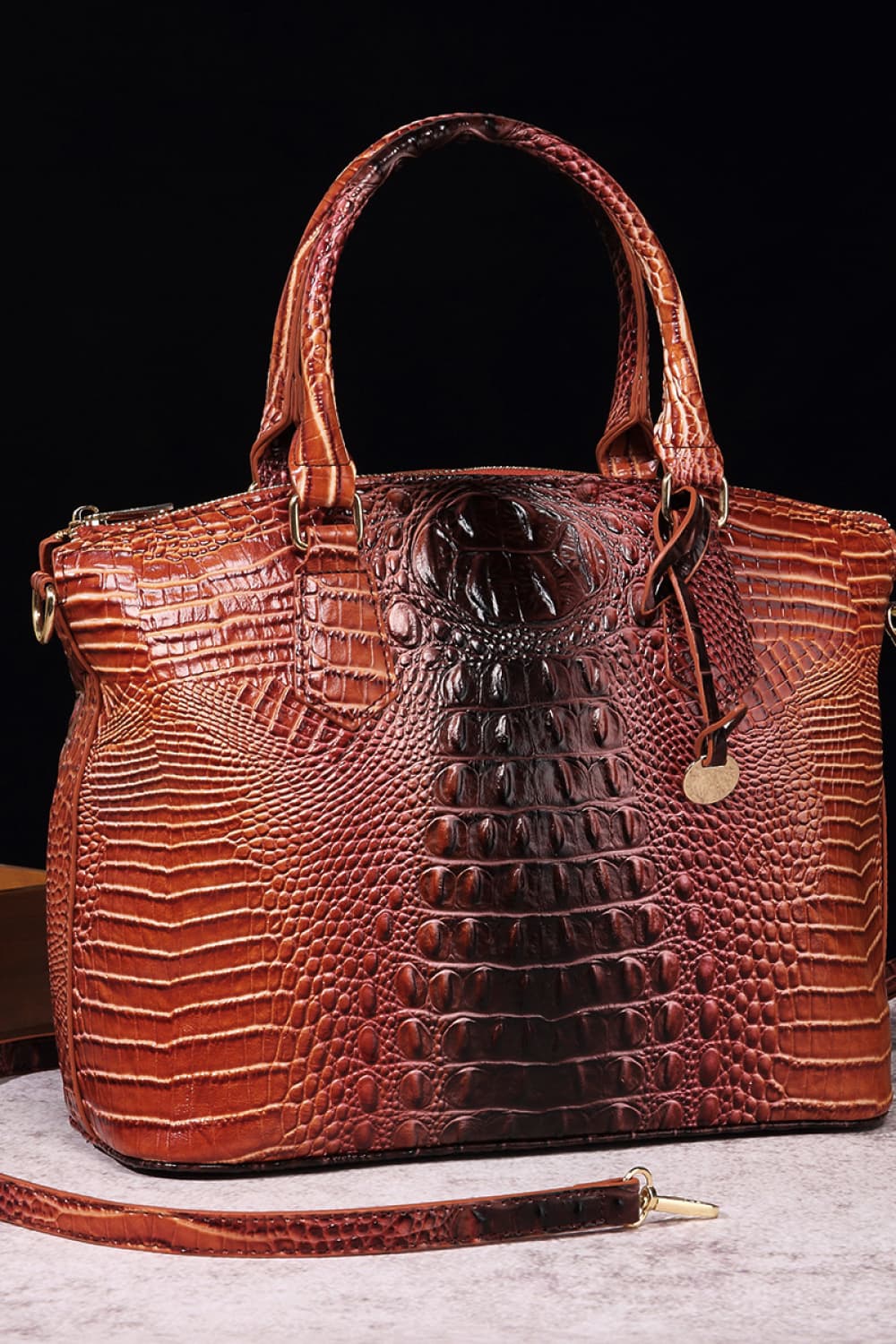 Gradient Vegan Leather Handbag