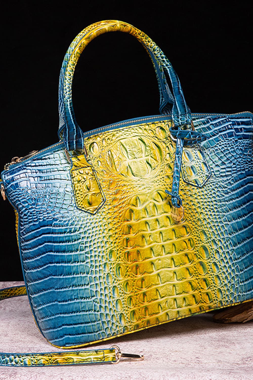 Gradient Vegan Leather Handbag