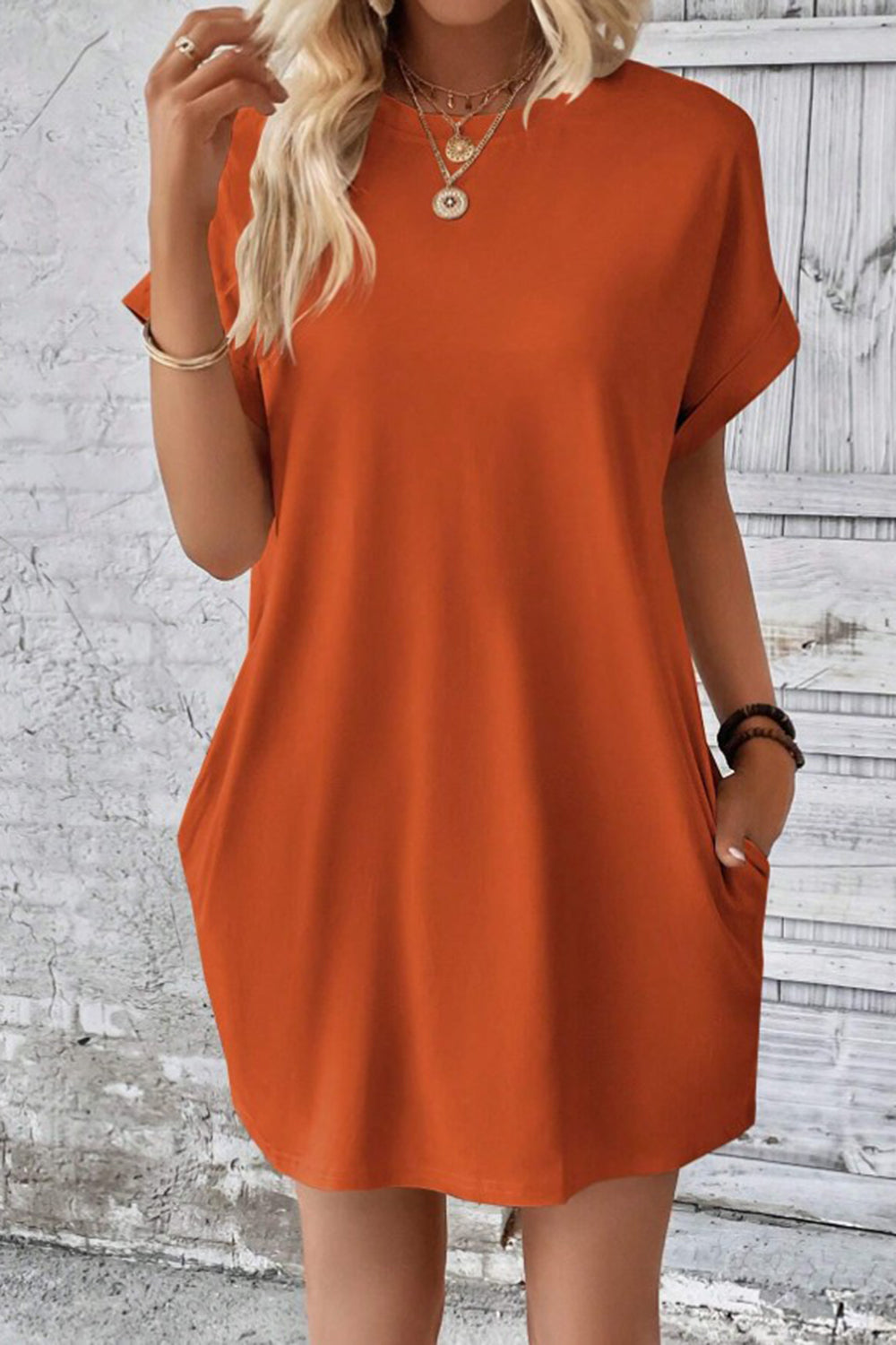 Casual Pocket Mini Dress