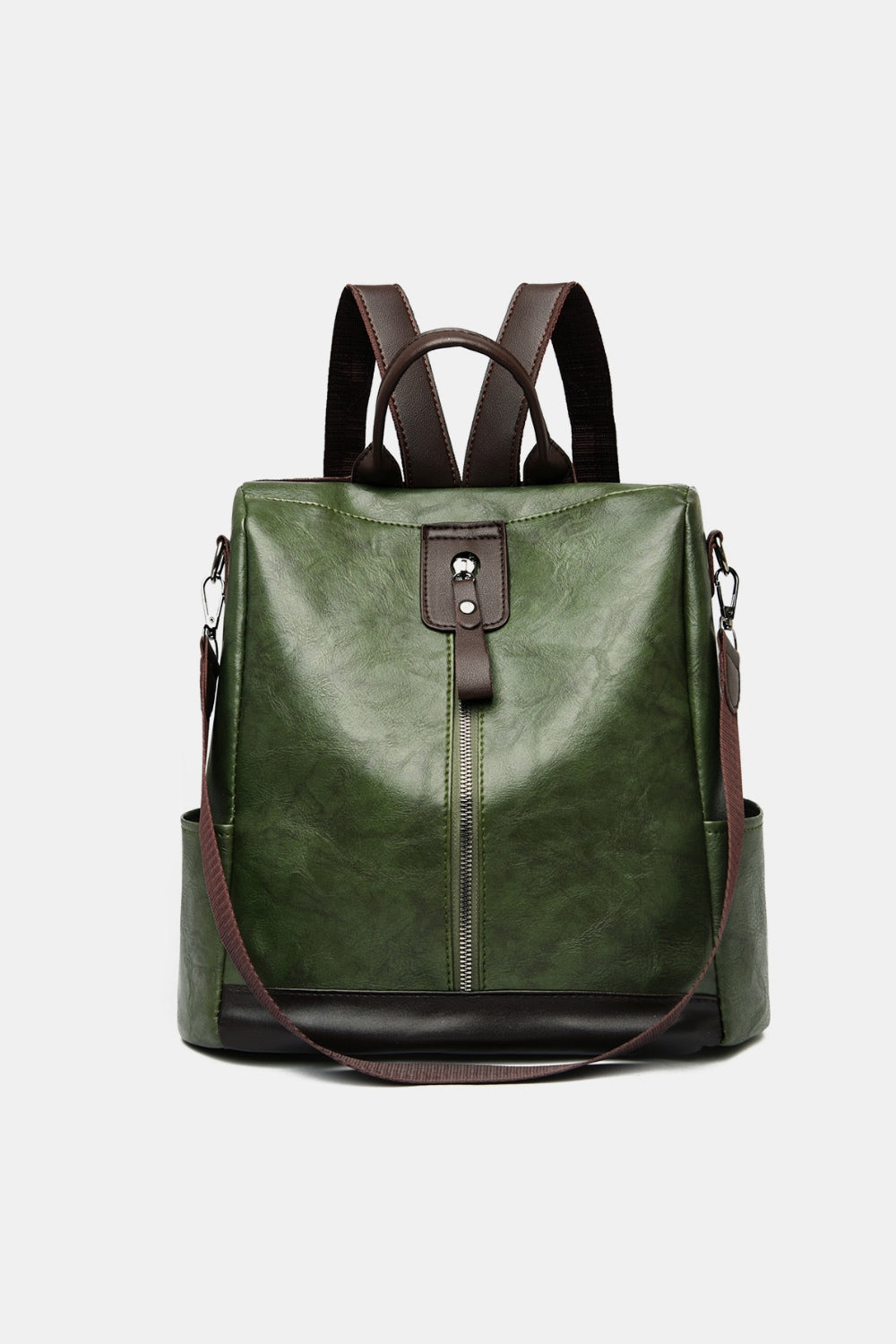 You Got The Look Faux Leather Backpack