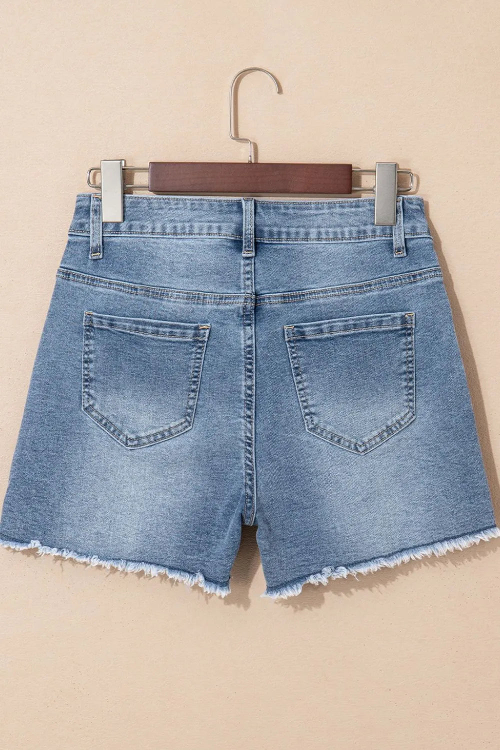 Denim and Pearls Shorts