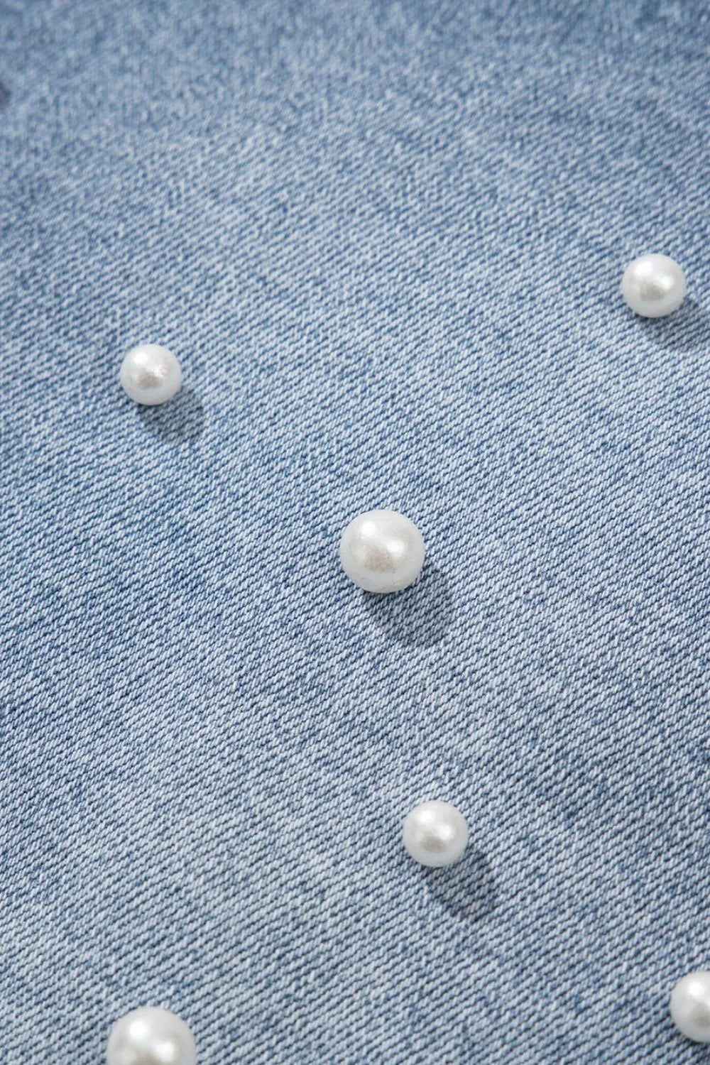 Denim and Pearls Shorts