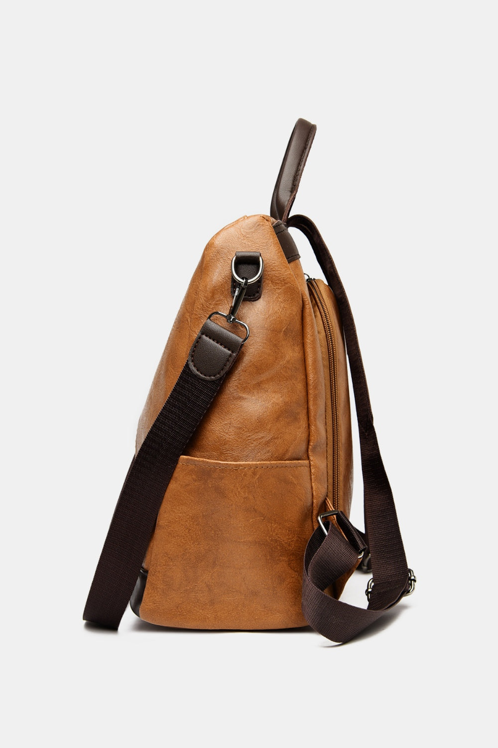 You Got The Look Faux Leather Backpack