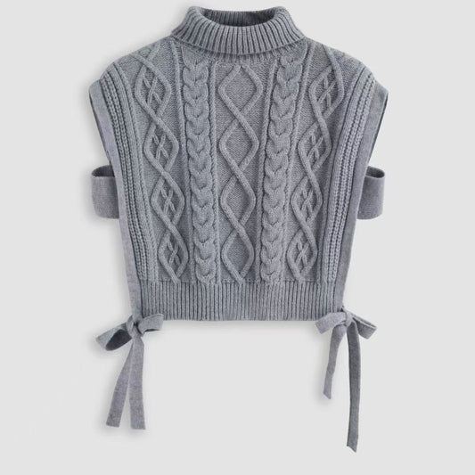 Women's Turtleneck Crock Top Sweater Vest