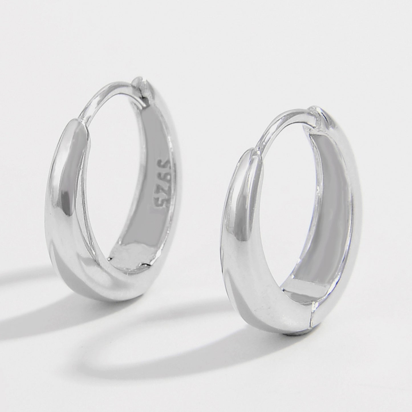 Sterling Silver Huggie Earrings