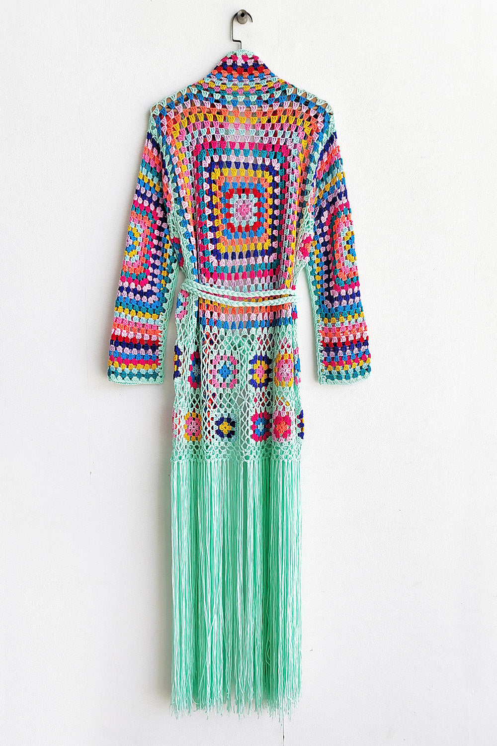 Boho Fringe Crochet Maxie Cardigan