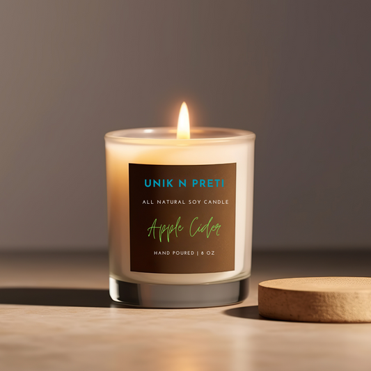 Apple Cider Hand Poured Soy Candle