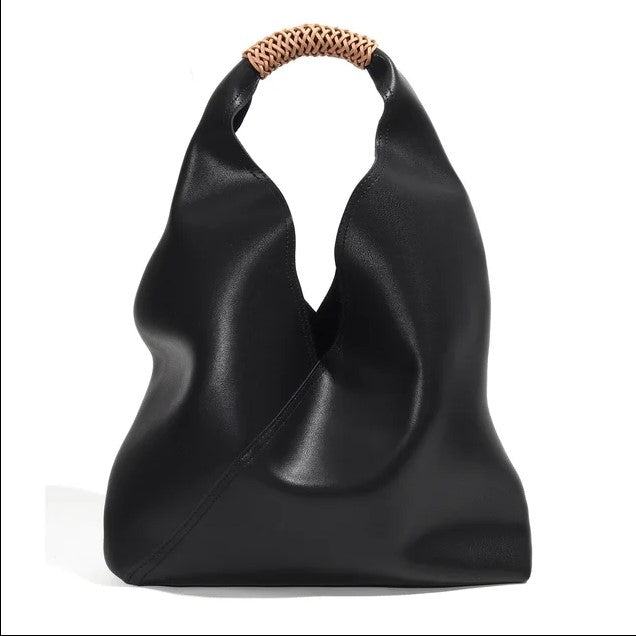 Unik's Leather Hobo Handbag