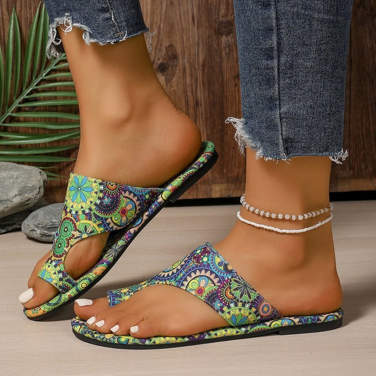 Graffiti Park Sandals- green