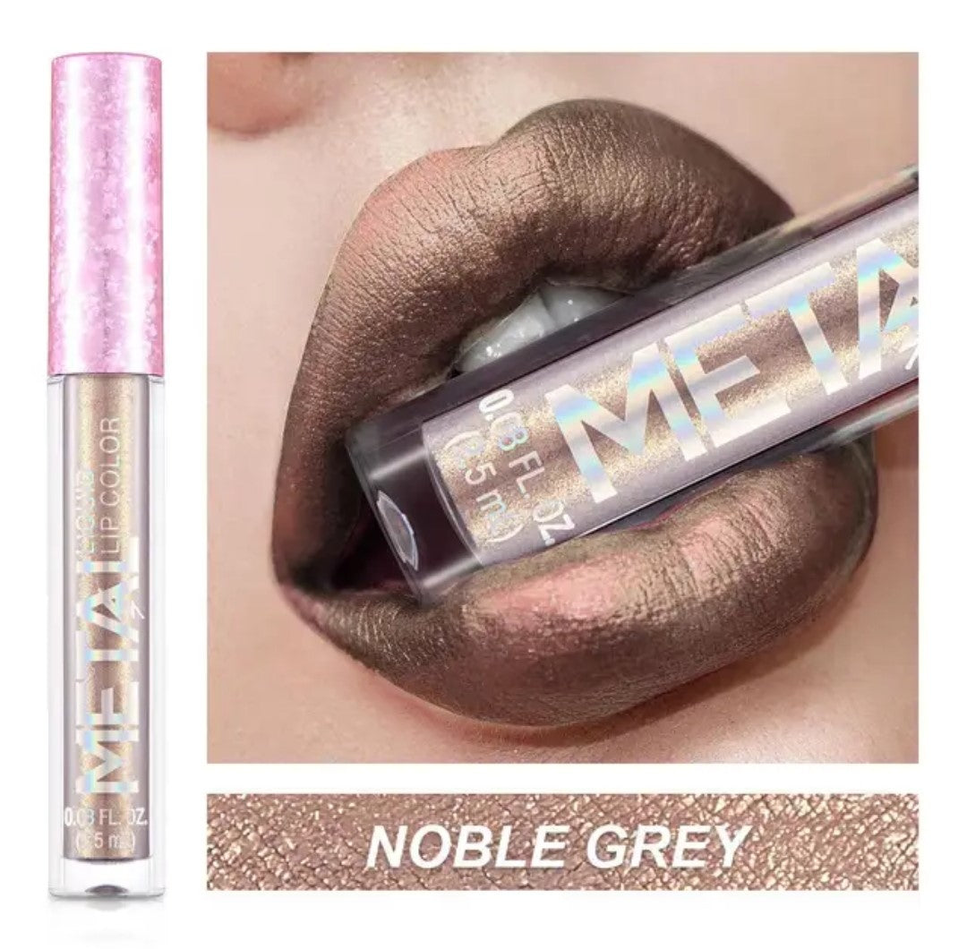 Matte Glitter Liquid Lip Gloss By Metal