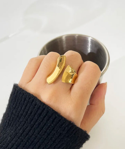 Bold Gold Wrap Ring