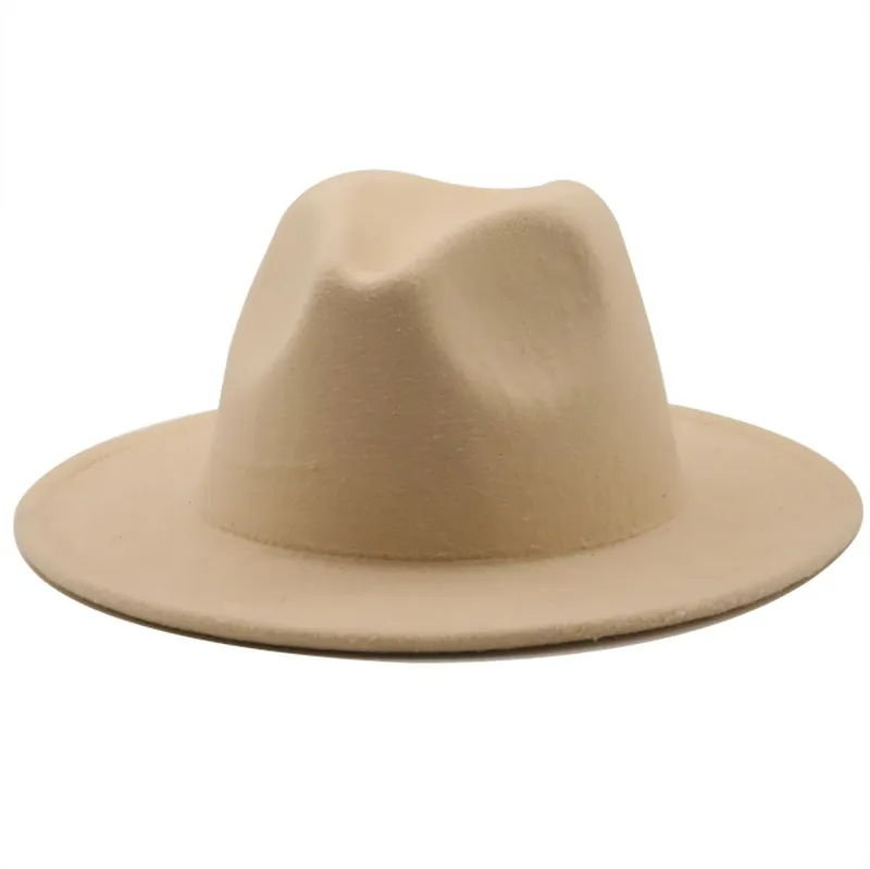 Women's Retro Solid Color Fedora