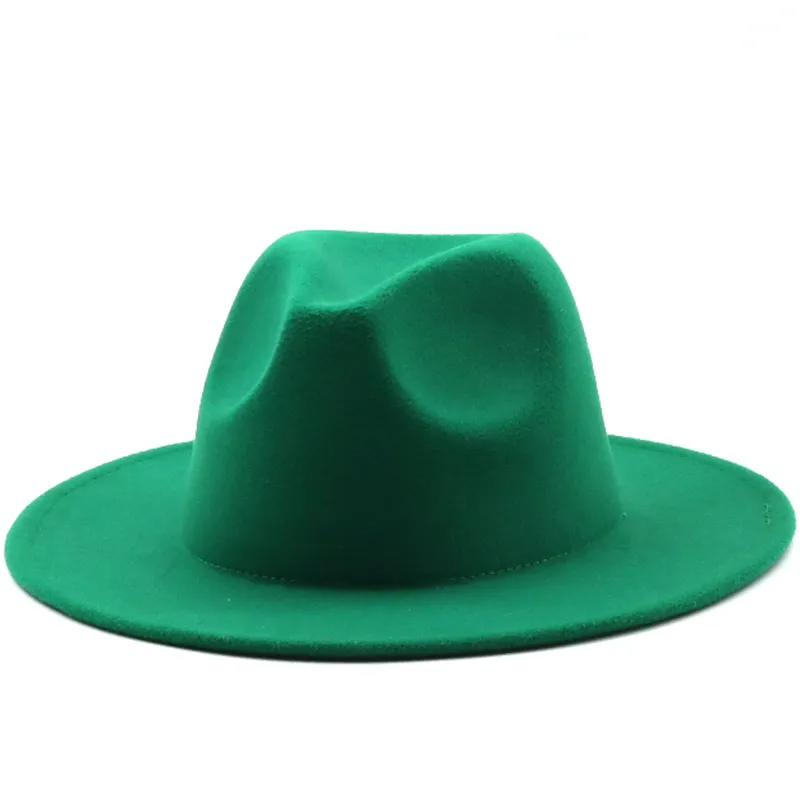 Women's Retro Solid Color Fedora