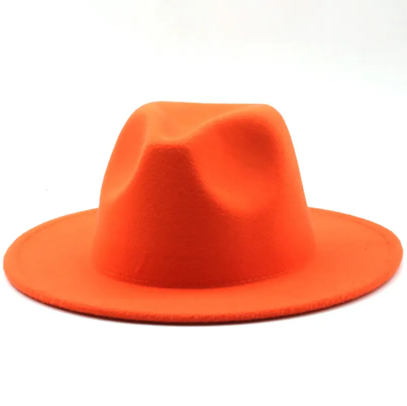 Women's Retro Solid Color Fedora