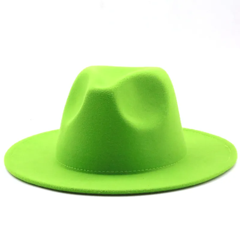 Women's Retro Solid Color Fedora