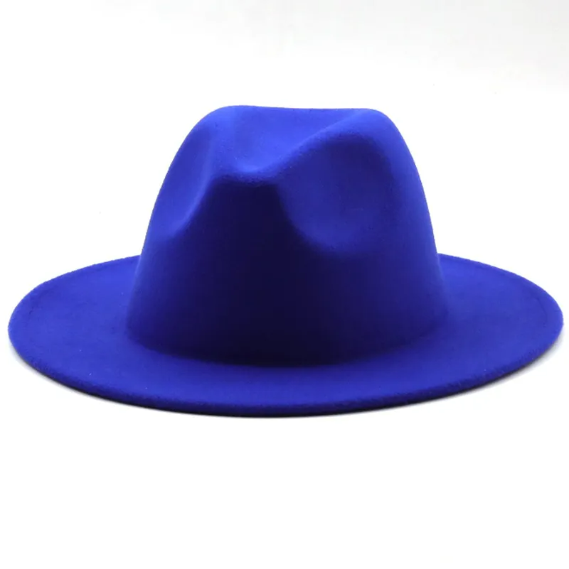 Women's Retro Solid Color Fedora