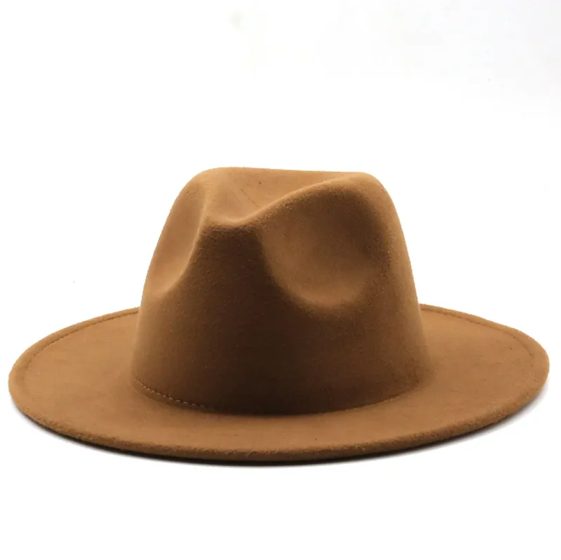 Women's Retro Solid Color Fedora